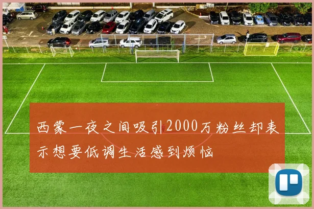 西蒙一夜之间吸引2000万粉丝却表示想要低调生活感到烦恼